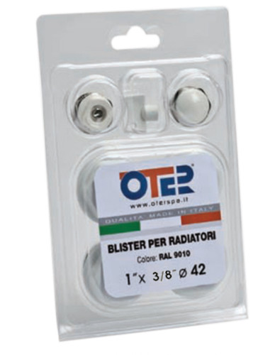 Kit blister per - 3/8, radiatori
