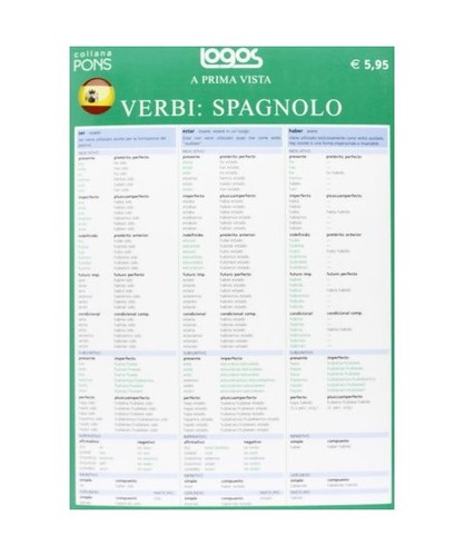 Prima vista verbi spagnolo - vista,