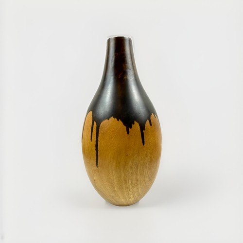 Grande vaso terra legno - in,
