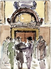 1950- ALBERTINI LUCIANO LUCILLO-DISEGNO DOPPIO-PITTURA-VERONA