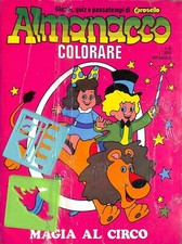[922] ALMANACCO DA COLORARE CAROSELLO ed. P.E.A. 1975 Blisterato + gadget n. 5 s