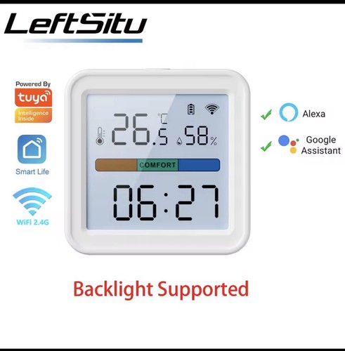 Tuya lcd termometro - tuya, wi-fi