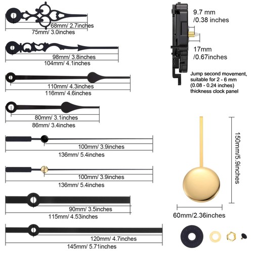 Kit orologio pendolo - orologio, a