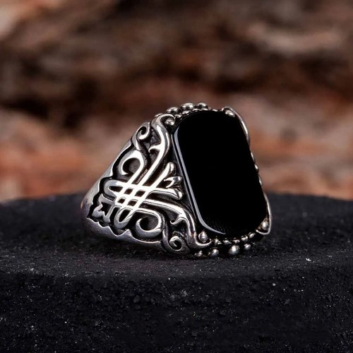 Anello uomo argento 925 pietra