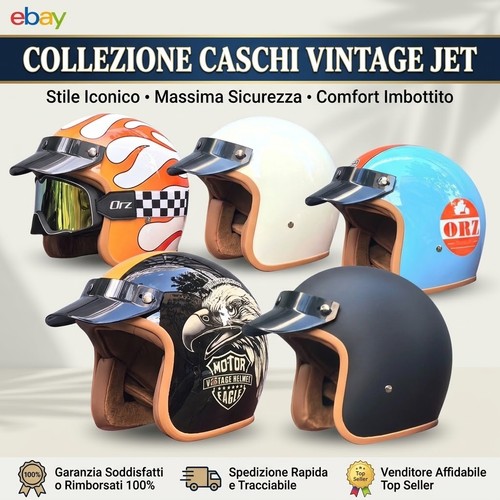 Casco moto vintage retrò - vintage,,