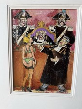 Dipinto Walter Piacesi, Olio Su Tela 20x30, completo di certificato di autentica