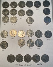 Set mezzo dollaro Kennedy