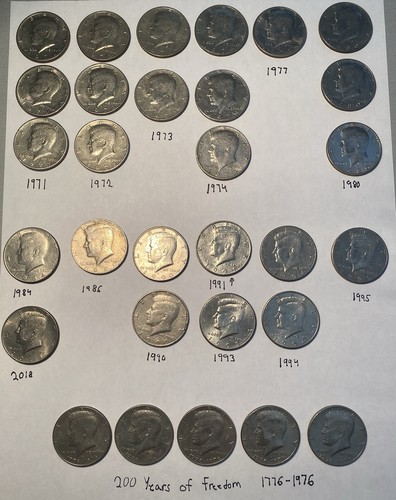 Set mezzo dollaro kennedy - mezzo,