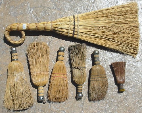 Vintage whisk broom lot hand - lot,