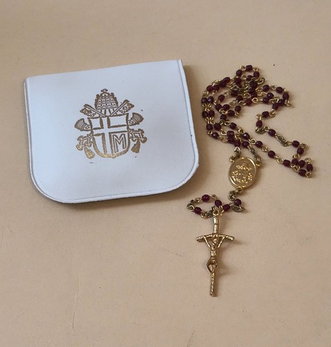 Rosario stemma papale - rosario, papa