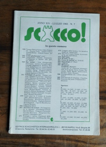 Scacco anno xiv ottobre - -,