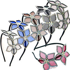 Cerchietto Fiori accessori capelli fiore strass fermacapelli acconciatura donna 