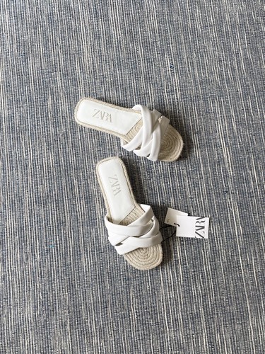 Sandali mules zara bianchi - zara,