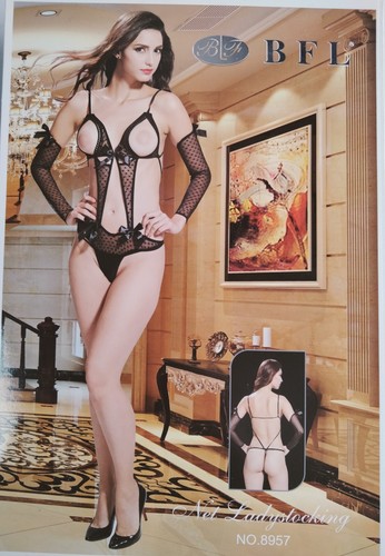 Sexy body donna nero - , aperto