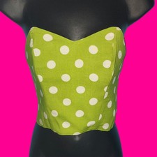 Top bustier vintage anni 80