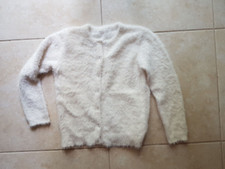 lotto 2046 maglia cardigan bimba bambina ZIbbellino 10/11 anni bianco