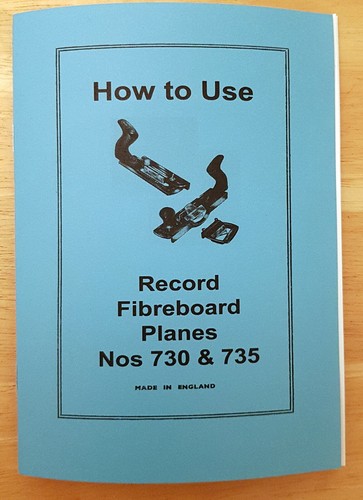 Record 735 and 730 fibreboard - 735,