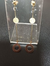 Orecchini pendenti oro giallo