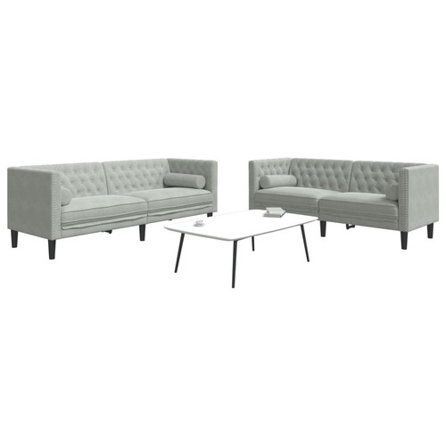Set divani chesterfield 2pz - set,