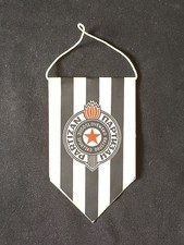 Gagliardetto Pennant FK Partizan Belgrado Jugoslavia Vintage b