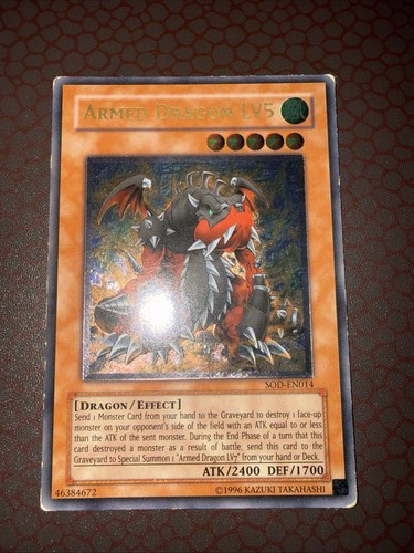 Drago armato lv5 - yu-gi-oh!,
