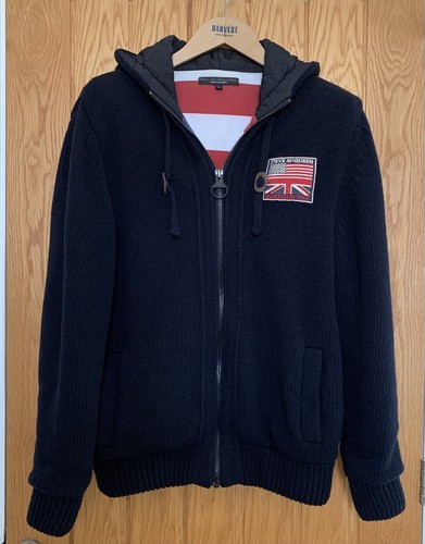 Felpa con cappuccio barbour - felpa,
