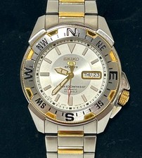 Orologio sportivo automatico Seiko 5 SNZF08J1 42mm unisex usato resistente all'acqua