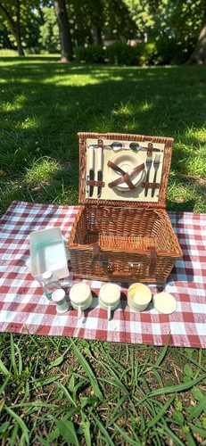 Set cestino picnic vintage - cestino,