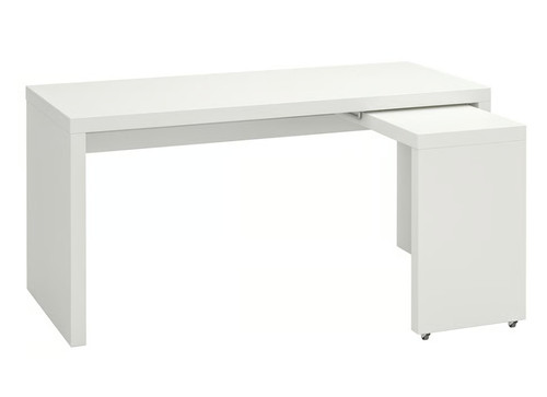 Scrivania ikea malm bianca - scrivania,