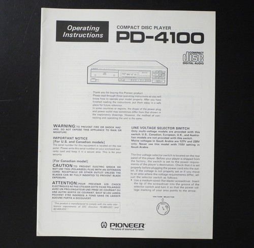 Lettore originale pioneer - cd,
