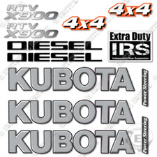Fits Kubota RTV X900 4X4 Decal