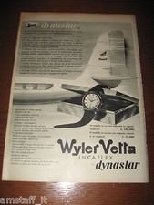 *81=WYLER VETTA DYNASTAR=ANNI '50=PUBBLICITA'=ADVERTISING=WERBUNG=PUBLICITE=
