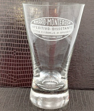 AMARO MONTEROSA APERITIVO   BICCHIERE  DA COLLEZIONE PUBBLICITARIO VINTAGE
