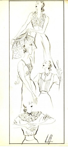 1939 moda donna anni - donna, '30