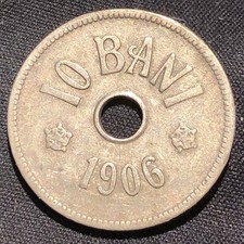 1906-J Romania 10 Bani