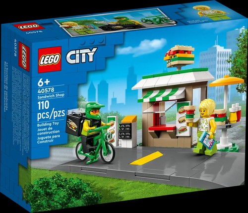 Lego 40578 city sandwich shop - lego,