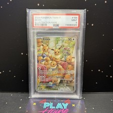 EEVEE 188/167 CREPUSCOLO MASCHERATO ITALIANO PSA 9 MINT POKEMON GRADATA 2024
