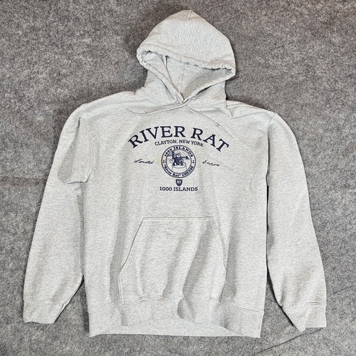 Felpa con cappuccio river rat - con,