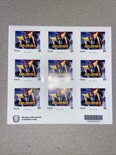 2025 ITALIA Minifoglio da 9 Francobolli 50° Goldrake UFO Robot