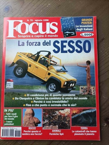 Rivista focus 70 agosto - focus,