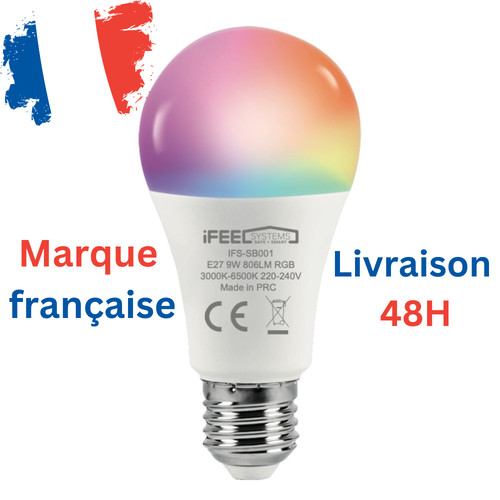 Ampoule connectée wifi - connectée,