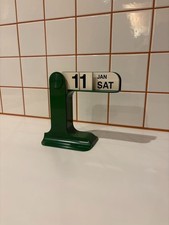 Calendario Perpetuo Vintage Enzo Mari Timor 1967 Danese Italia Verde Scrivania Design