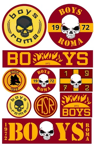 Adesivi boys 1972 ultras - 10,