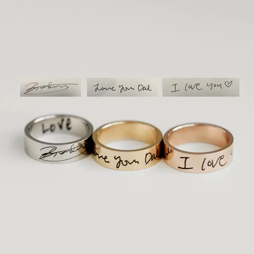 Anello personalizzato firma - personalizzato,