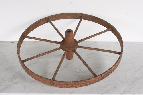 Antica ruota per carrello - , in