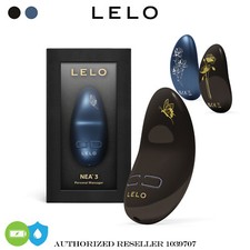 Lelo Nea 3, Pesonal Massager - Luxury Solo or Couples' Vibrator - Black/Blue