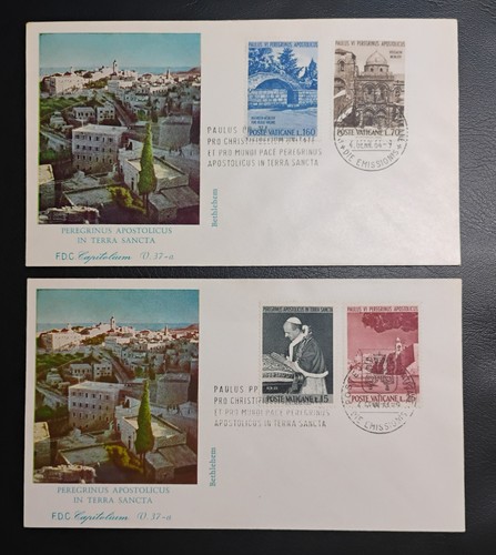 Vaticano 1964 buste c - vaticano, f.d.c.