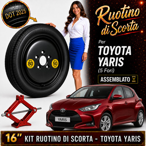 Ruotino scorta toyota - di, 16"