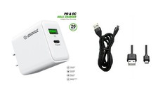 20W Home Wall Charger + Micro