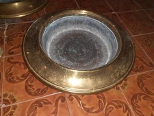 BRACIERE ANTICO D'EPOCA VINTAGE ANTIQUARIATO MODERNARIATO IN RAME E OTTONE